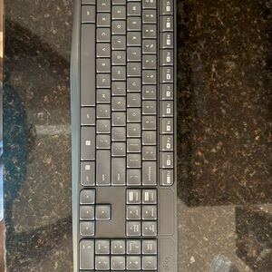 Logitech Sleek Black Keyboard